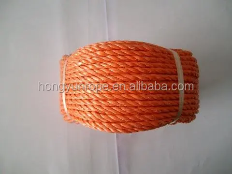 Полипропилен Сплит Фильм веревки, PP twisted Rope