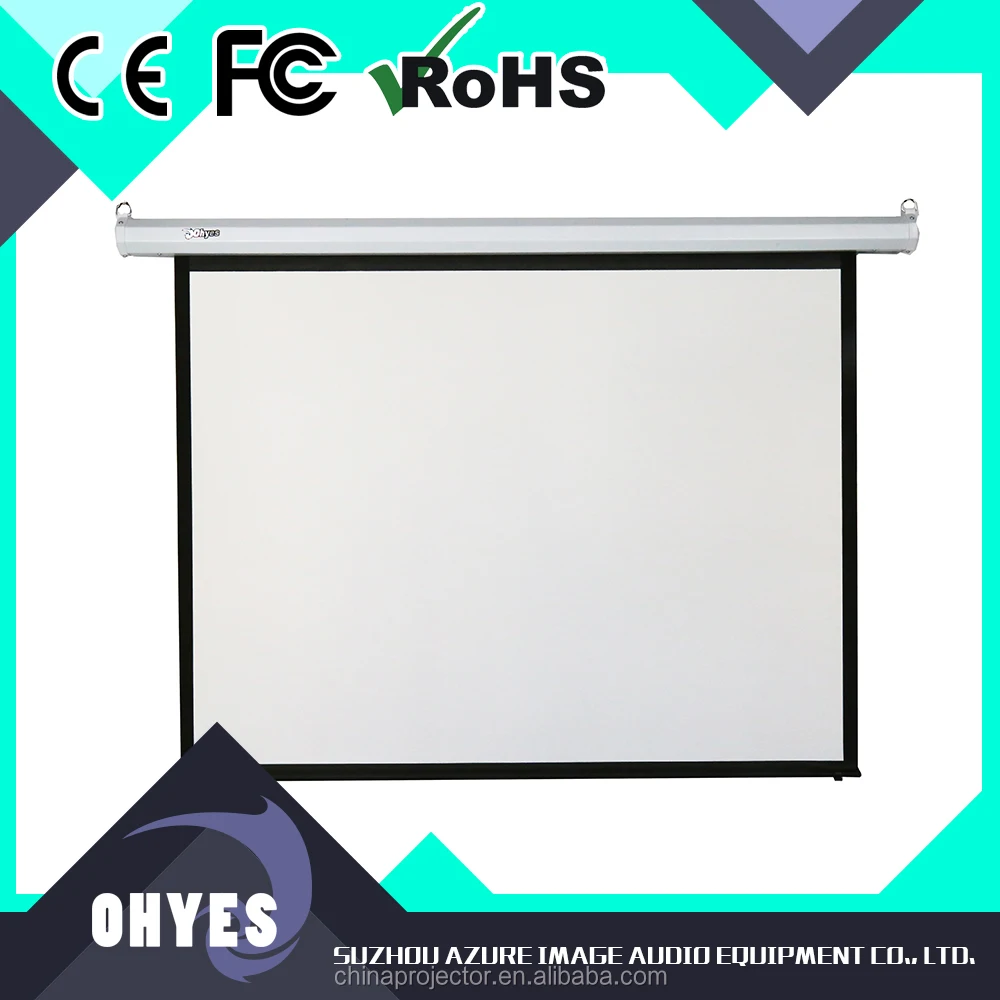 200 inch 16:9 large size electric motorized projection screen matte white fabric for large cinema