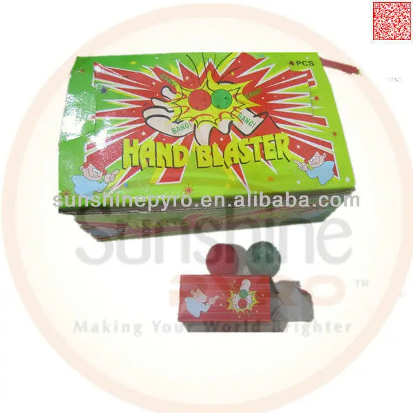 hand blaster firecracker bomb ball fireworks