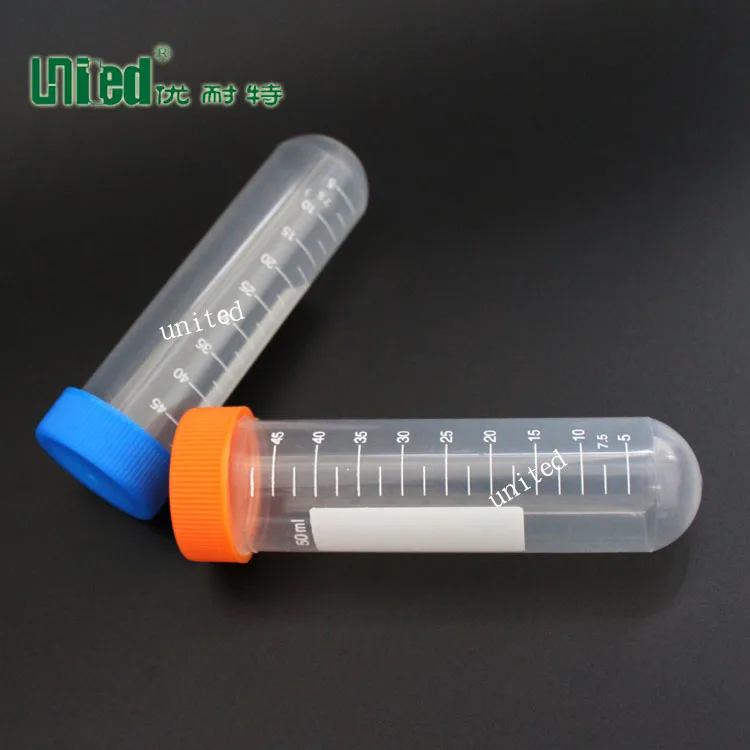 
50ml round bottom with screw cap centrifuge tube 