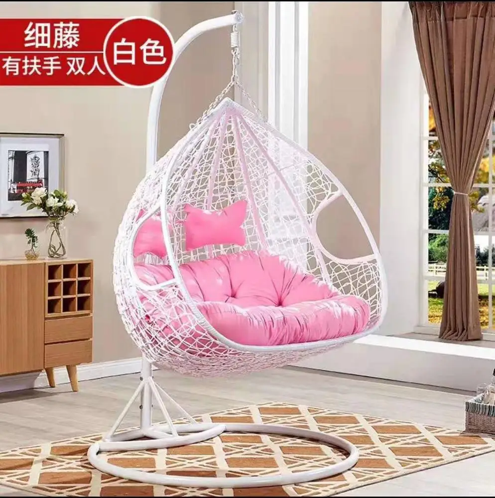 good quality Double seater 2 person swing chair rattan hanging chair