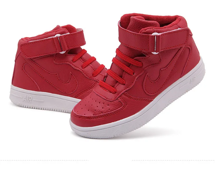 
china Fashion Design Kids Sneakers Girls Leather Rubber Shoes Boys Casual Shoes 