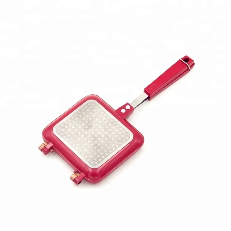 Non-Stick Sandwich Maker And Panini Toaster Double Side Fry Pan With Induction Bottom Waffle Maker