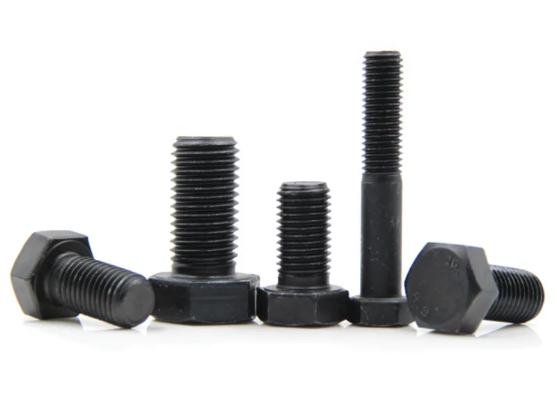 
High tensile strength black color M30 hex bolt 8.8 din 933 