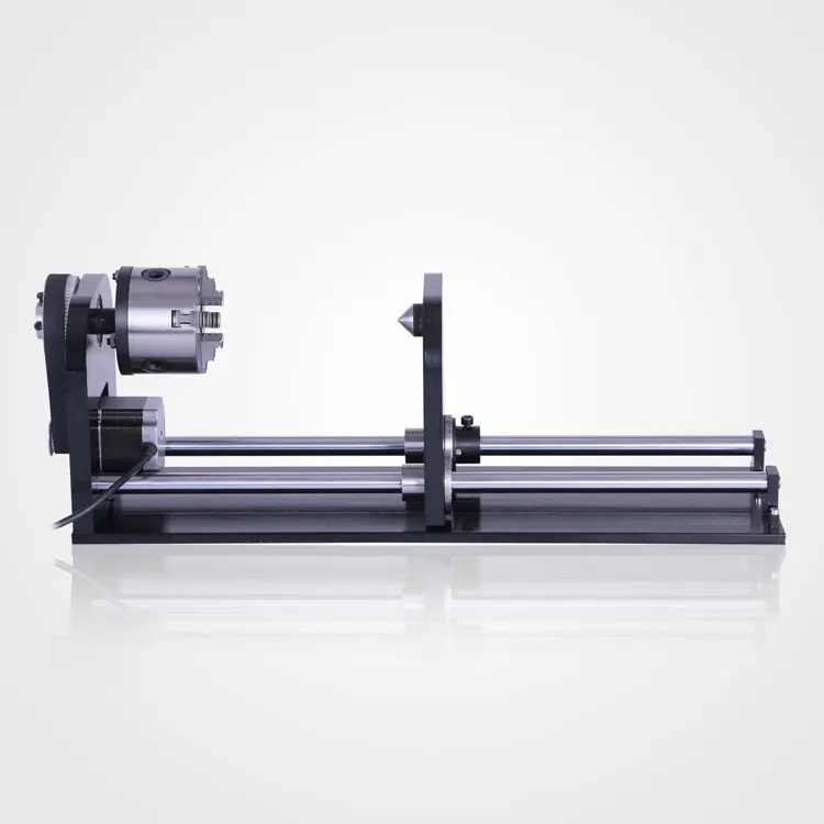 CNC ROUTER ACCESSORY F STYLE A-AXIS, ROTARY AXIS WITH 80MM 3-JAW 230MM TRACK for CO2 Laser Engraving machine