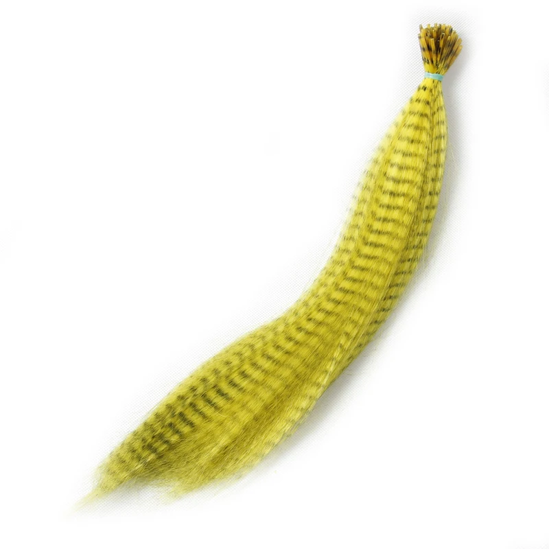 Best Sale Feathers Synthetic Grizzly Feather Hair Extensions Natural Hair Feather