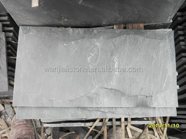 
Cheap Natural Stone Wall Tiles Black Large Rectangular Slate Tile 