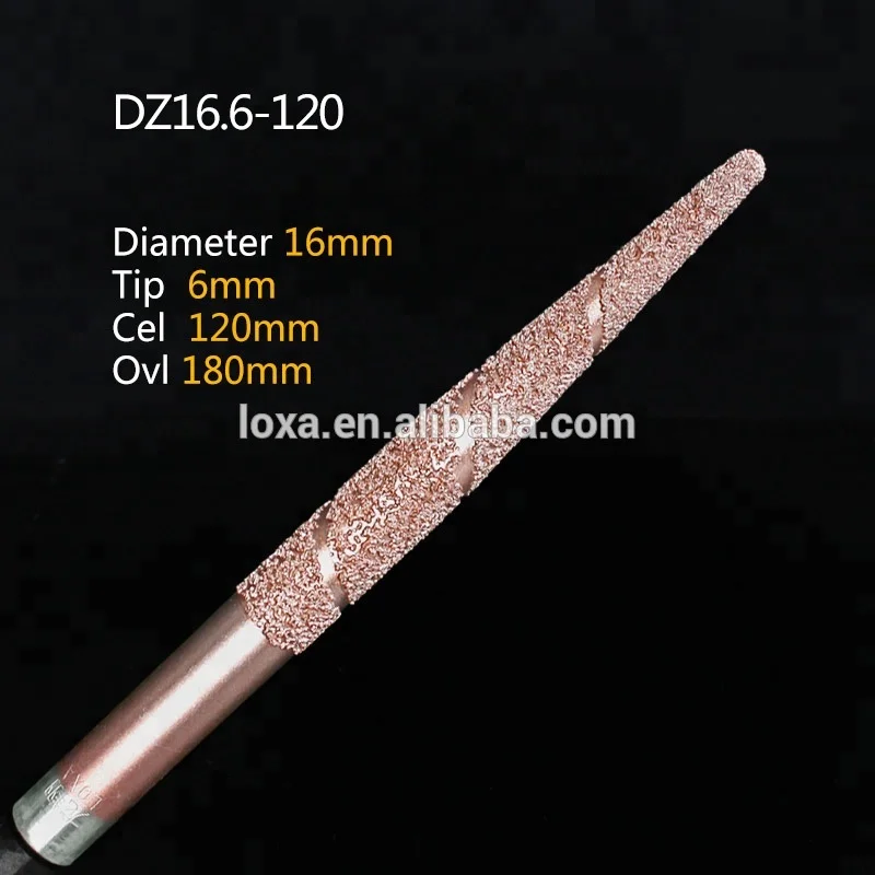 Brazing Diamond Sculpture Bits For Engraving Granite Marble Jade Carving Tool Used On CNC Machine