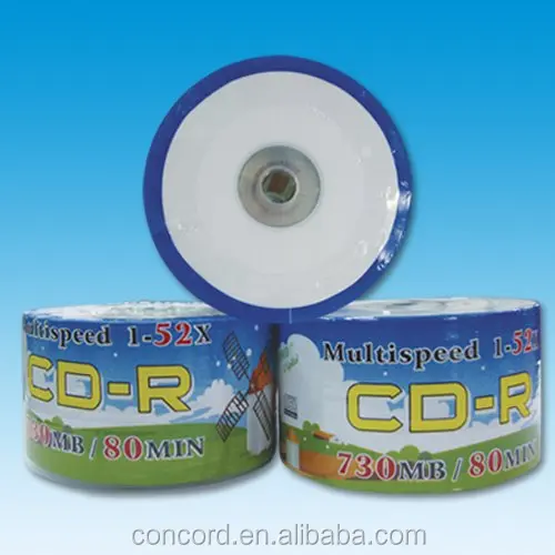 Лучшая цена для печати CD R с 52X термоусадочная пленка CD R