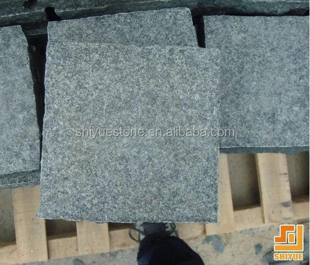 
G612 Granite cobblestone cube stone for sale 