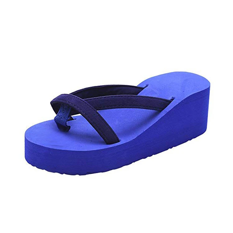 wedges heels slippers lady outdoor