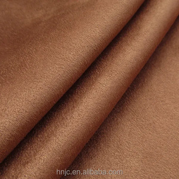 
Popular brown color suede fabric bonded sherpa fleece 