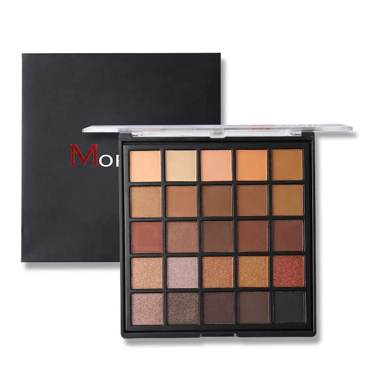 
Wholesale Beauty Best Selling 25 Colors High Pigment Bronzed Mocha Lasting Eyeshadow Palette For Eye Cosmetics 
