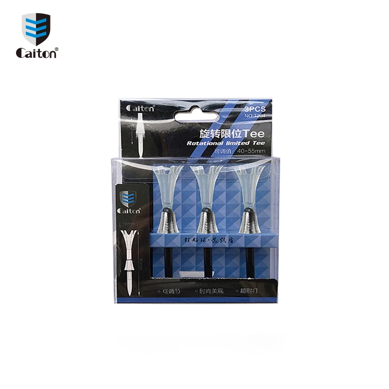 Wholesale customize colorful adjustable screw plastic golf tees