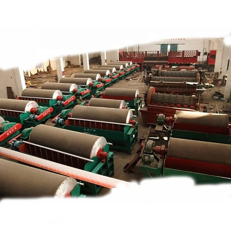 high intensity wet water ctb ctn mineral drum magnetic separator