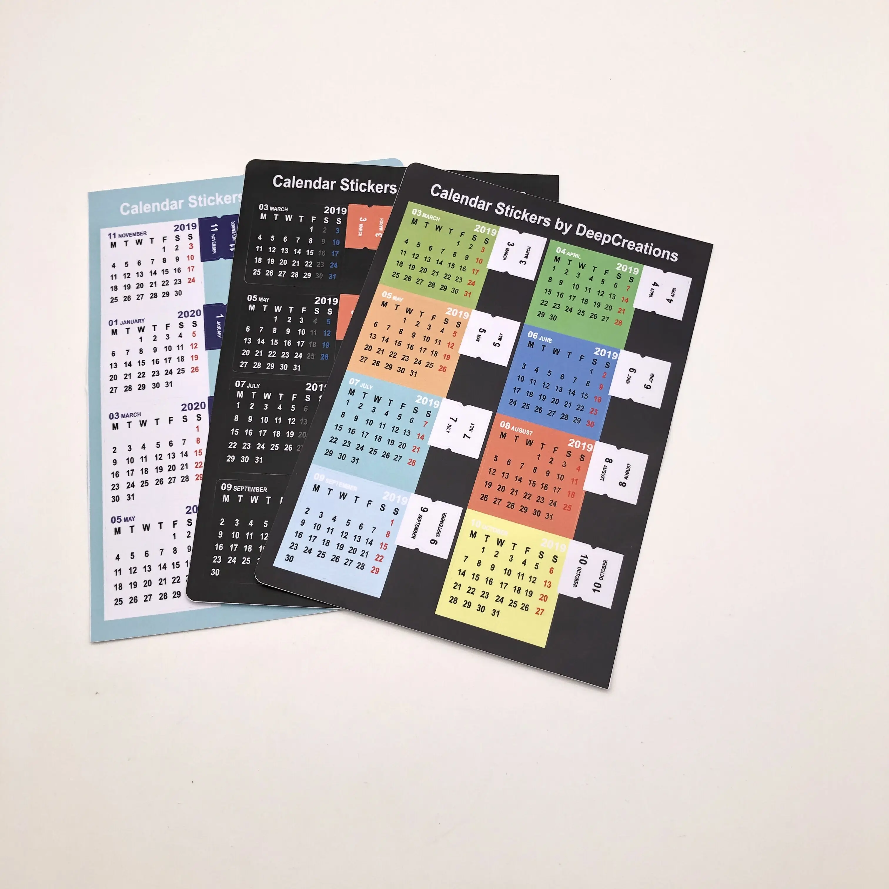 Custom self adhesive planner sticker sheets, woodfree paper kiss cut sticker sheet to write