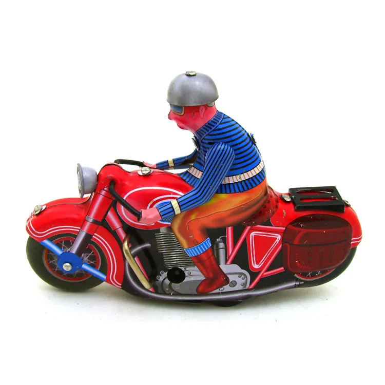 mini motorcycles toys retro wind up motorcycle toys clockwork home craft tin toy
