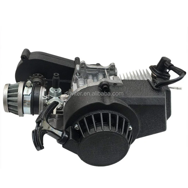 2 Stroke Engine Motor with Gear Box for 47cc 49cc 50cc Mini Pocket Bike Gas G-Scooter ATV Quad Bicycle Dirt Pit Bikes