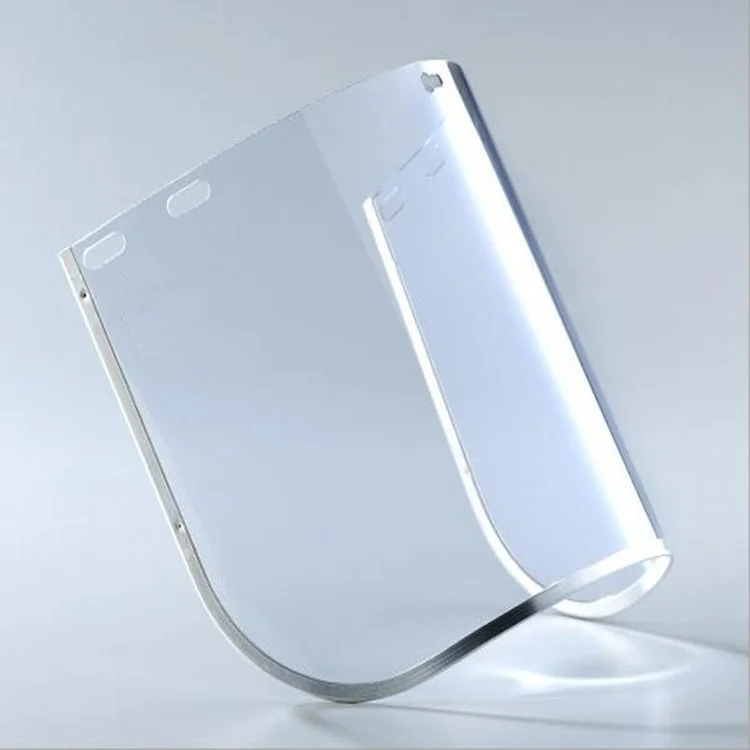 Safety Helmet With PC PVC Organic Dust Proof Visor Welding Face Shield