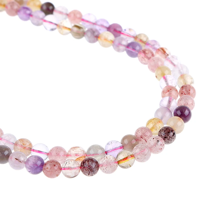 Модные бусины из драгоценных камней, оптовая продажа, натуральные круглые бусины Super Seven