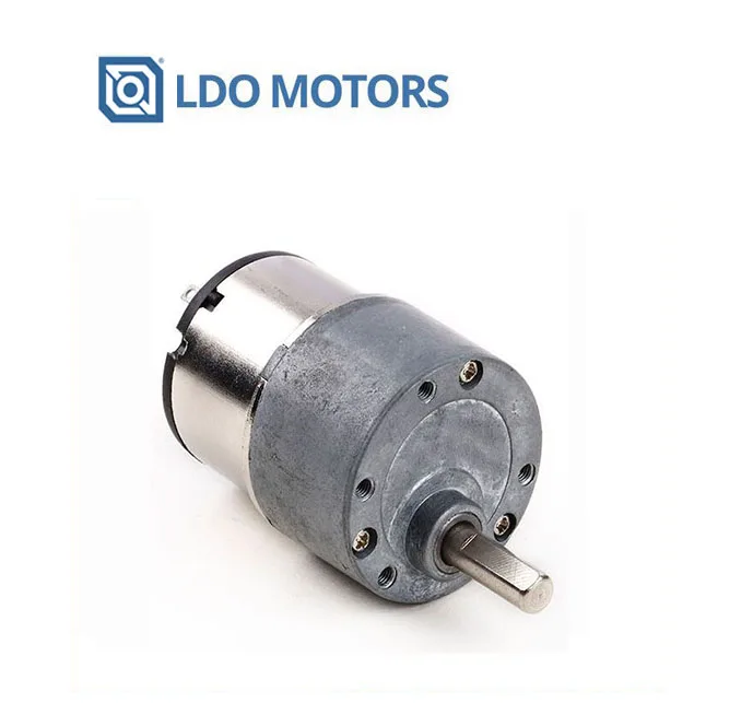 Редукторный электродвигатель 37 мм, редукторный электродвигатель постоянного тока 12 В с редуктором, 3 кг. см