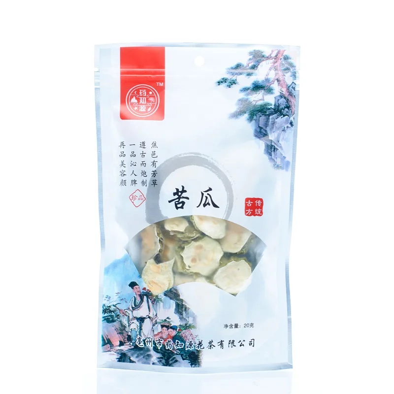 Natural Medicine Dried Bitter Gourd Melon Slices Without Seed For Herbal Tea