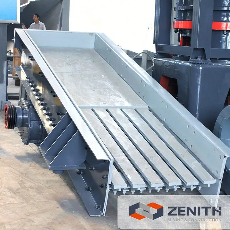  Zenith Профессиональный 600 т/ч горный камень вибрирующий питатель для