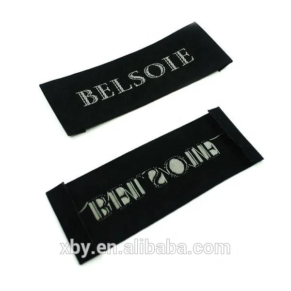fabric woven main label for dress