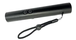 2018 new design rechargeable battery metal electronic whistle with flashlight