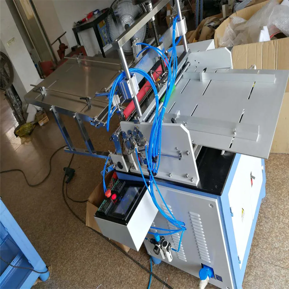 
China automatic flat surface composite paper tube labeling machine 