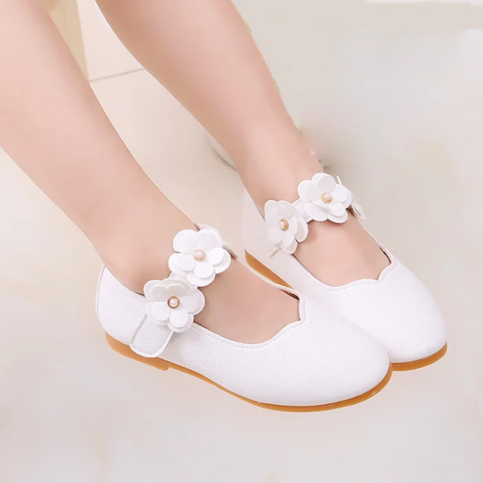 
Kid Shoe New Style Sweet Flowers Girl Shoes Fashion Child Dress Shoes 