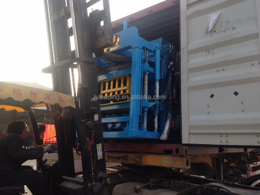 Qtj4-25 Interlocking Concrete Brick Mold Hollow Block Moulds