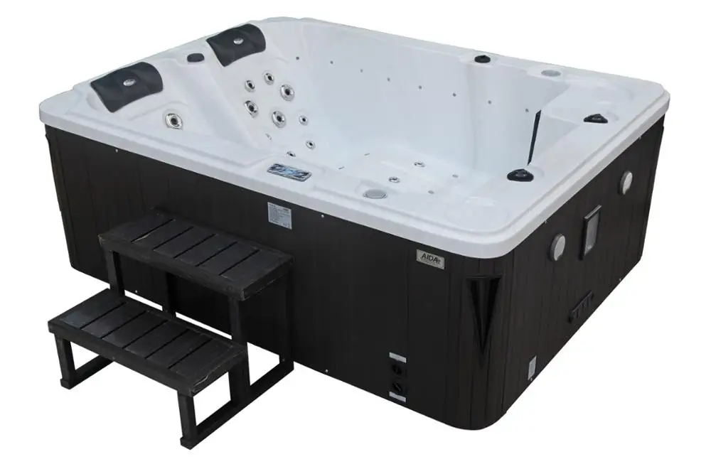 2 People Spa Tub/ Hot Tub/Bath Tub USA Acrylic and Balboa Control Freestanding Whirlpool Massage Stainless Steel Jets