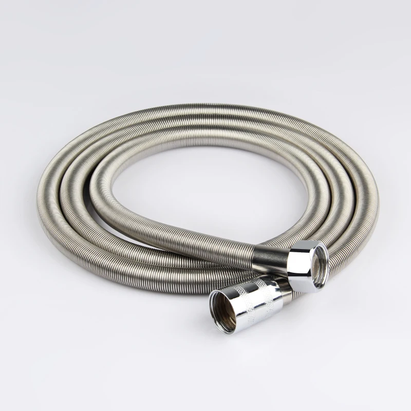 Stainless Steel  Luxury Spring Flexible Shower Hose with EPDM Inner Tube