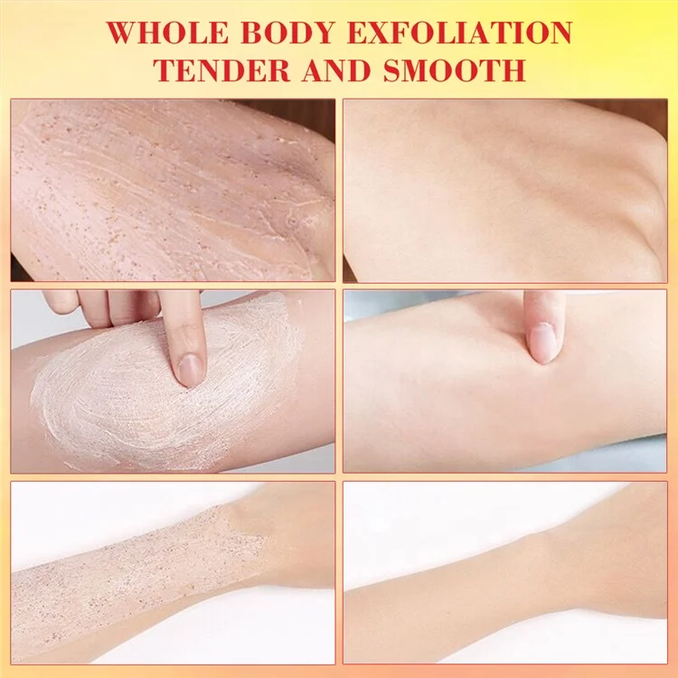 Elaimei Matcha Body Scrub Turmeric Sea Salt Deep Cleansing Exfoliating hydrating body scrub