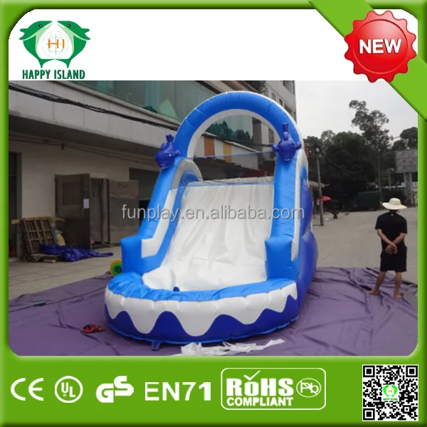 Hot sale inflatable  dolphin water slide Inflatable Jumping Bouncer Castle Slide