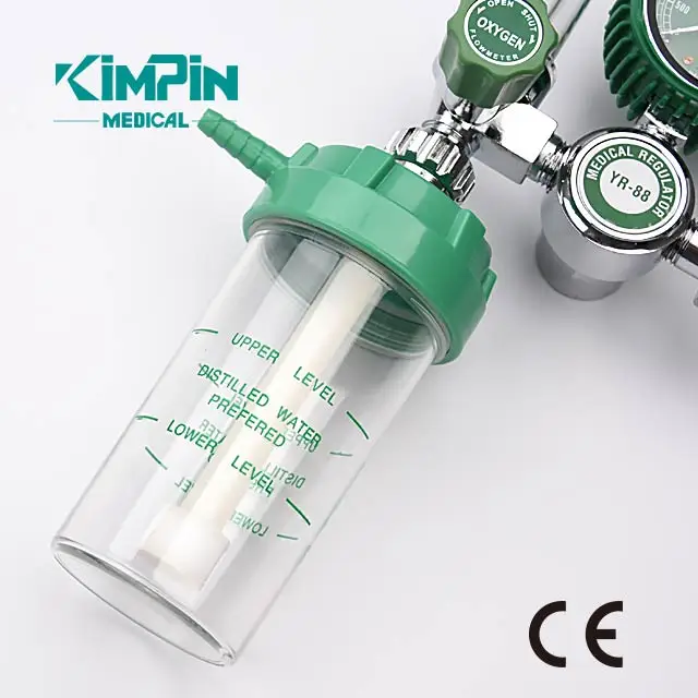 YR-88 больница Тип Медицинский Ингалятор кислорода с увлажнителем и расходомер
