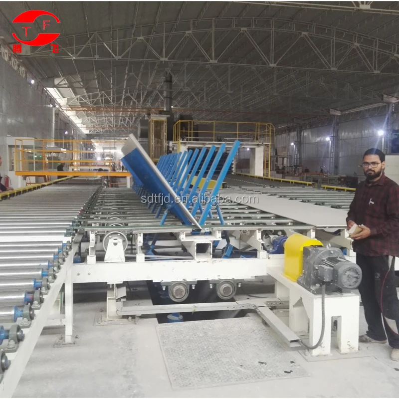 Plasterboard production line equipement ISO Certificate factory price