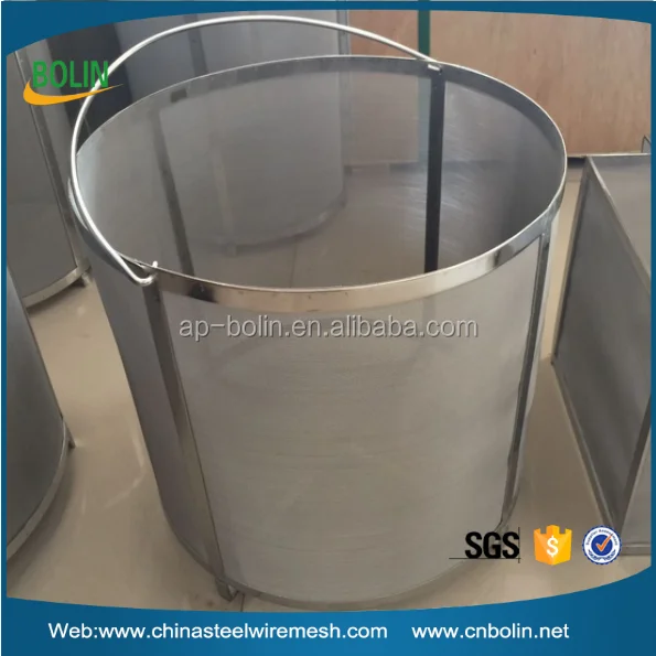 In stock 300 micron stainless steel homebrew hop basket strainer