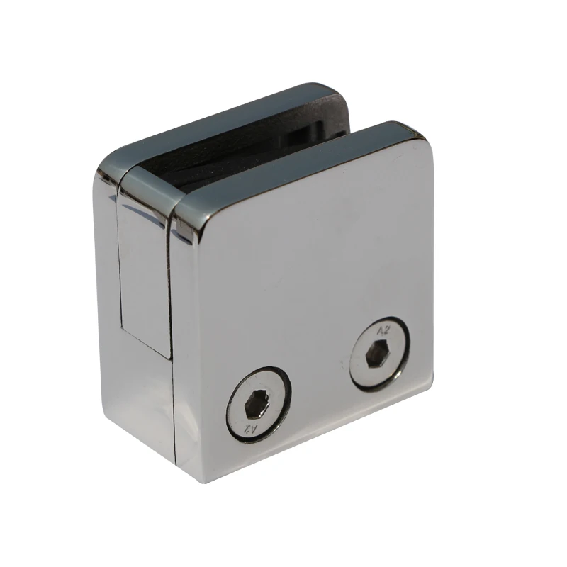 stainless steel frameless glass fence clamp balustrade fitting glass clamps