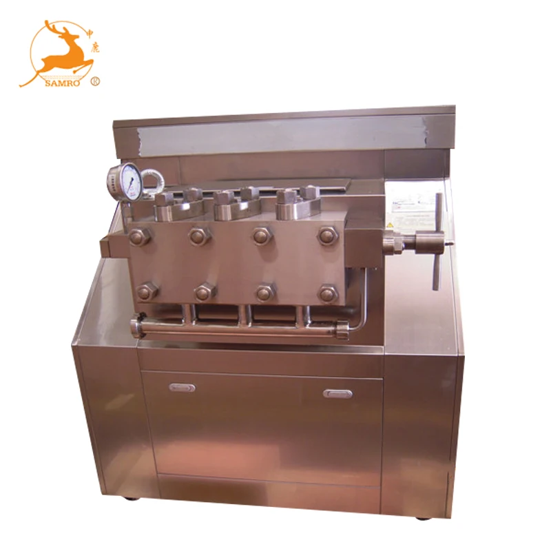 
Two stages Milk Processing Types dairy homogenizer 3 plunger 