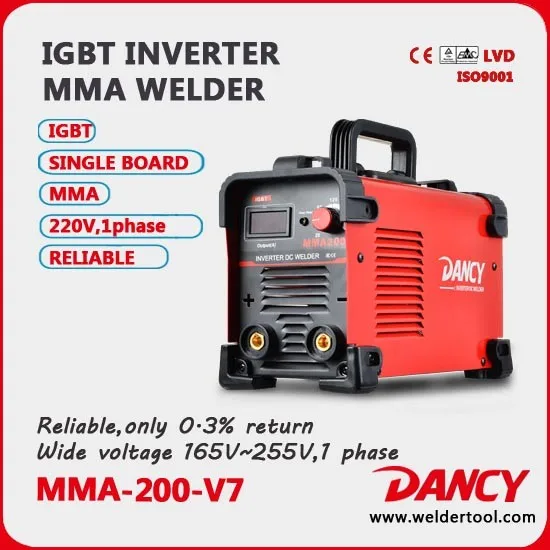 Best price DC inverter mma 200 welding machine for manual arc welding equipment
