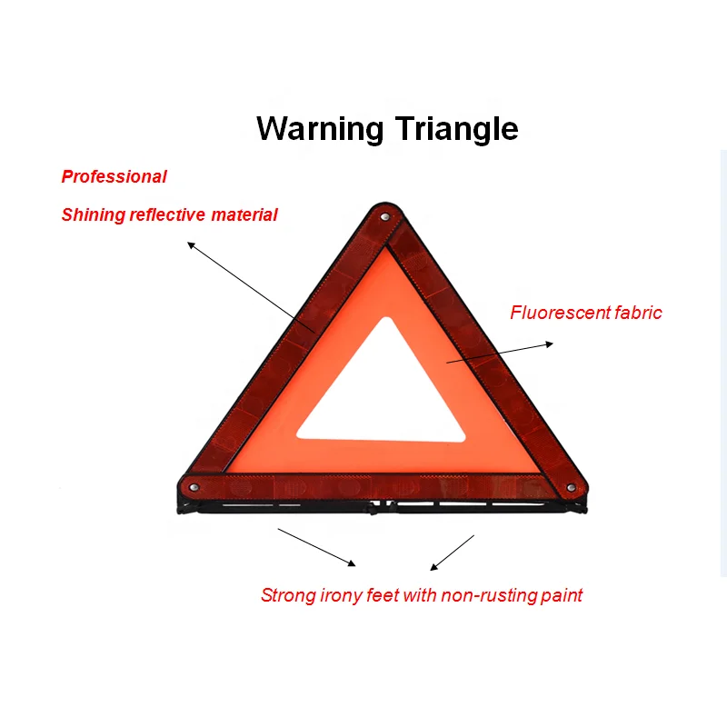Аварийный предупреждающий дорожный треугольник для автомобиля или грузовика безопасности отражатель предупреждающий треугольник мигающий Аварийный треугольник