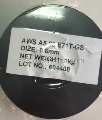 0.9mm 1kg spool welding flux cored wire AWS A5.20 E71T-GS