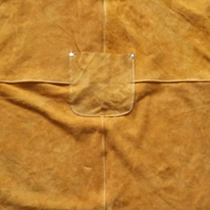 Leather Welding Apron Heat Resistant Heavy Duty Stain Resistant Wear resistant