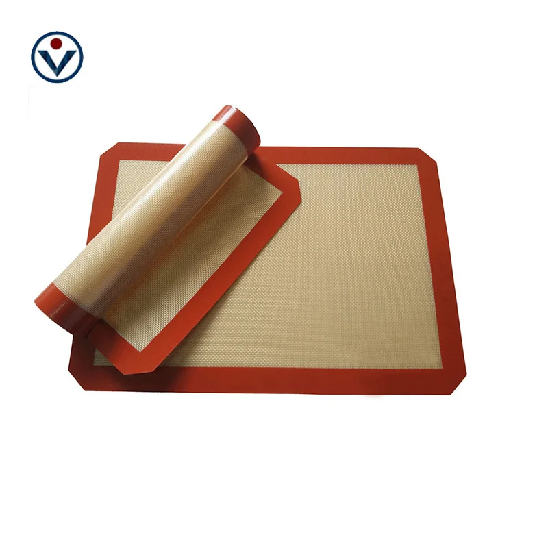 300*400*0.4Mm New Product Easy To Clean Non Stick Dough Rolling Baking Mat Silicone
