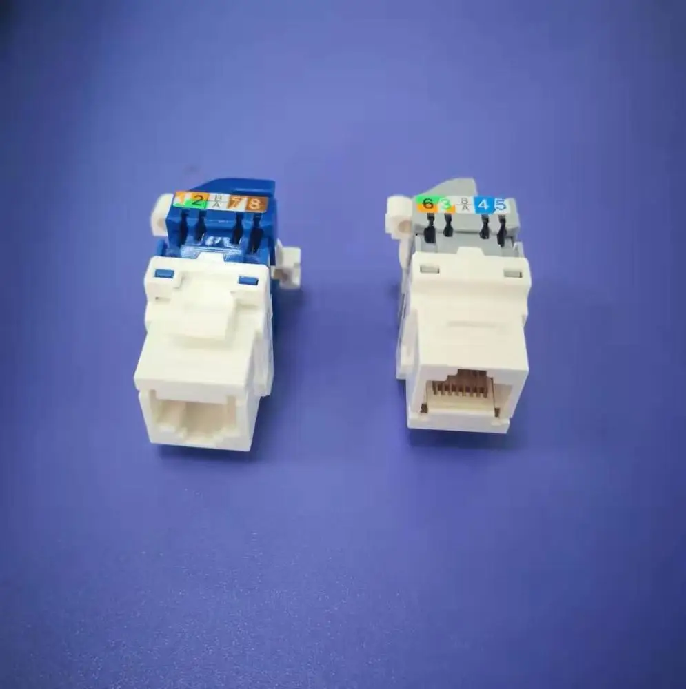 BK-1018-C6 CAT6 keystone jack 180 градусов UTP tooless KJ