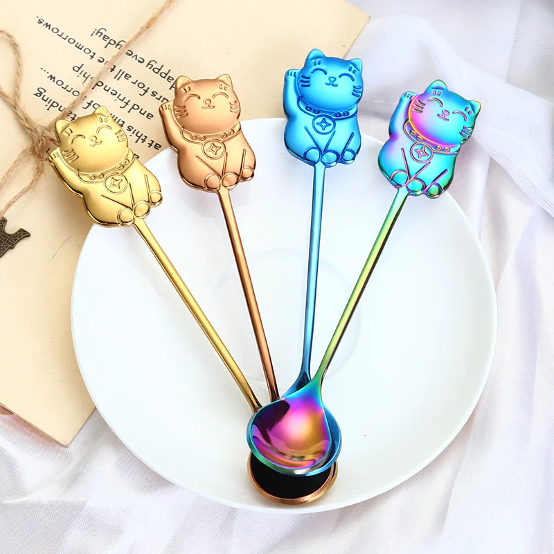 dessert spoon stainless steel gold coffee spoon dessert spoon set