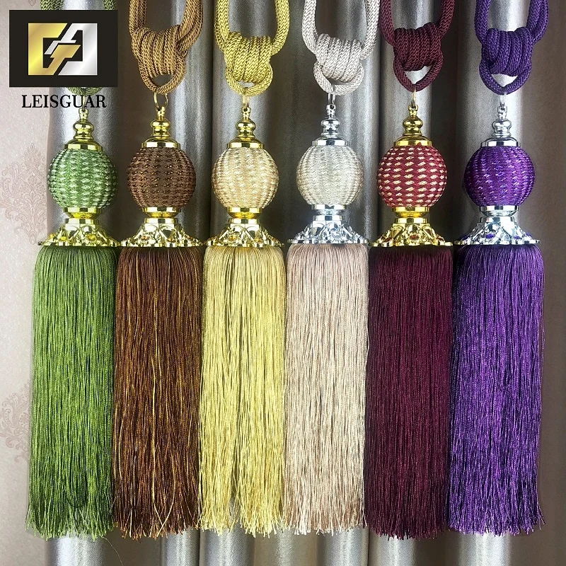 Bullion Chinese Classical Decorative Cord Accessory Curtain Tassel Tieback