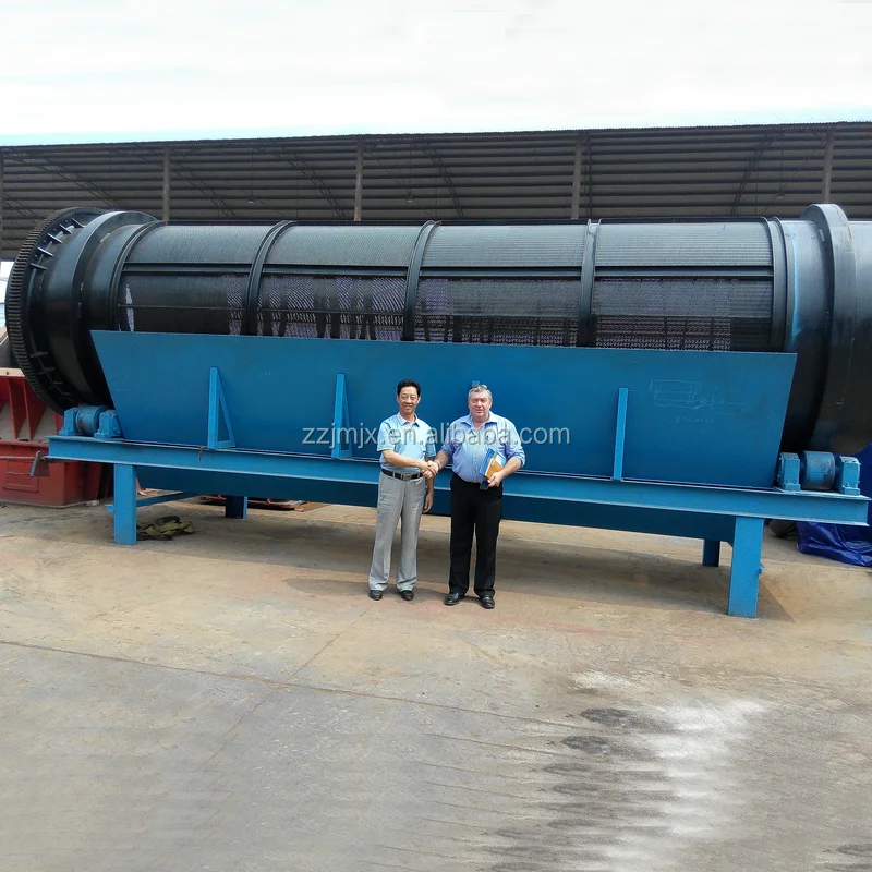 Municipal Solid Waste Separator Trommel Screen Compost